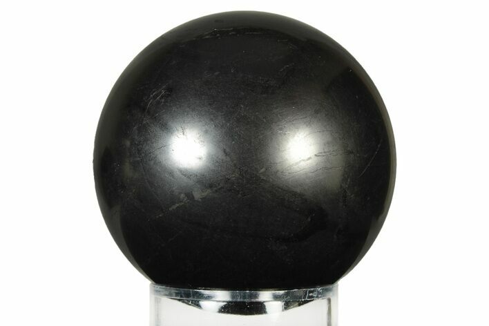 2" Polished, Shungite Sphere With Stand - Photo 1